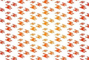 Light Orange vector background with straight lines.