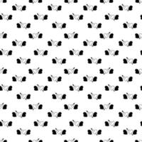 Tattoo hearts and arrow pattern in the style of the 90s, 2000s. Black and white seamless pattern illustration. vector