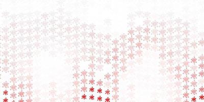 Light Red vector background with covid-19 symbols.