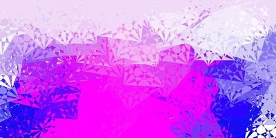 Light Purple, Pink vector background with polygonal forms.