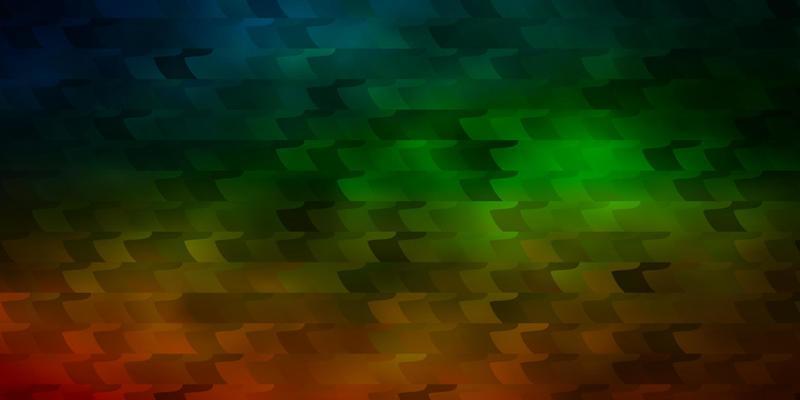 Dark Green, Red vector background in polygonal style.