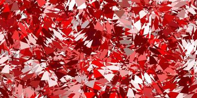 Light red vector pattern with polygonal shapes.