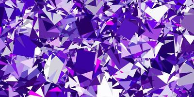 Light Purple, Pink vector template with triangle shapes.