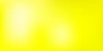 Light Yellow vector blurred texture.
