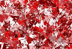 Dark Red, Yellow vector background with polygonal forms.