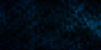 Dark Green vector texture with lines, triangles.