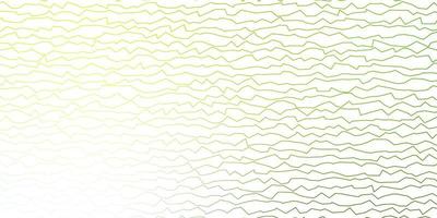 Dark Green, Yellow vector pattern with wry lines.