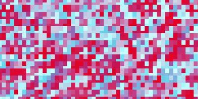 Light Blue, Red vector background with rectangles.