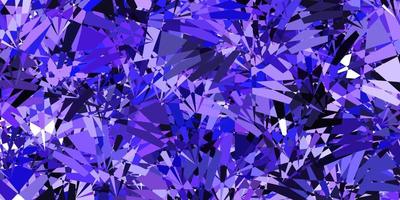 Light Purple vector background with polygonal forms.