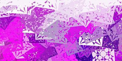 Light Purple, Pink vector backdrop with triangles, lines.