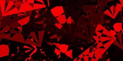 Light Red vector background with polygonal forms.