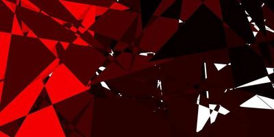 Dark Red vector pattern with polygonal shapes.