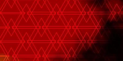 Dark Multicolor vector backdrop with lines, triangles.
