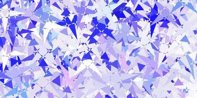 Light Purple vector pattern with polygonal shapes.