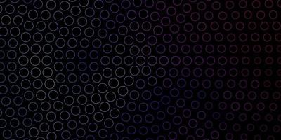 Dark Blue, Red vector template with circles.