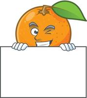 vector de fruta naranja