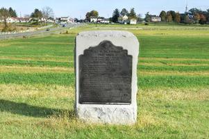 monumento conmemorativo, gettysburg, pensilvania foto