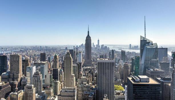 horizonte de la ciudad de nueva york foto