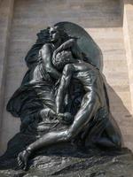 Monument to Remember the Railway Workers in Venice, Italy, 2022 photo