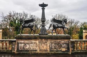 Horses Statues on the Belvedere on the Pfingstberg photo