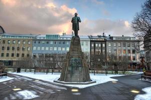 jon sigurdsson en reykjavik, islandia foto