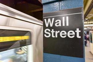 Wall Street Subway Station, New York City photo