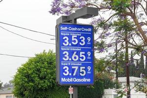 Gas Price Sign photo