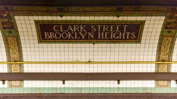 Clark Street Station - New York Subway photo