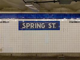 Spring Street Subway Station photo