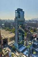 View of downtown Manhattan from the Hudson Yards in New York City photo