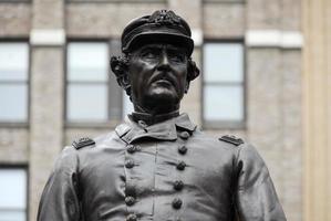 estatua del almirante farragut en madison square park en la ciudad de nueva york foto