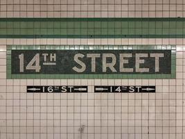 14th Street Subway Station - New York City, 2022 photo