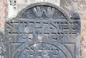 cementerio judío - praga, república checa foto