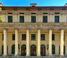 el juzgado estadounidense jacob weinberger es un edificio histórico de un juzgado en san diego, california es un juzgado para el tribunal de quiebras de los estados unidos para el distrito sur de california foto