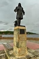 Monument to Pierre Le Moyne dIberville in Havana Cuba who was a soldier ship captain explorer colonial administrator knight of the order of SaintLouis adventurer privateer trader photo
