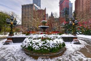 City Hall Park Fountain - New York City photo