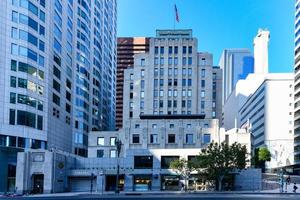 Los Angeles California USA  August 26 2020   The CalEdison building formerly One Bunker Hill built in 1931 for the Southern California Edison Company in Art Deco style 601 W 5th St in downtown photo
