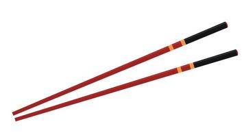 Chopsticks vector. Chopsticks on white background. vector