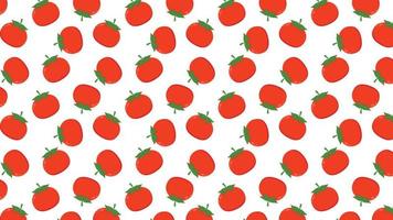 Tomato pattern wallpaper. Tomato vector. Tomato on white background. vector