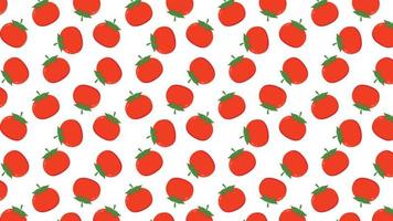 Tomato pattern wallpaper. Tomato vector. Tomato on white background. vector