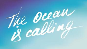 Summer handlettering quote illustration vector