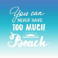 Summer handlettering quote ilustration vector