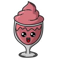 cute ice cream vector image