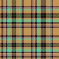 Fabric plaid tartan. Pattern seamless vector. Check texture background textile. vector