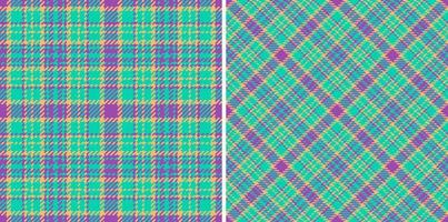 Textile vector seamless. Background fabric pattern. Check tartan texture plaid.