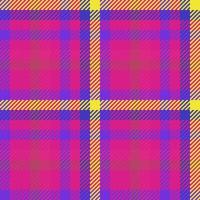 Vector textile fabric. Plaid check background. Texture tartan seamless pattern.