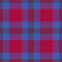 Plaid check vector. Fabric tartan background. Texture pattern textile seamless. vector