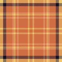 Plaid check pattern. Seamless fabric texture. Tartan textile print. vector