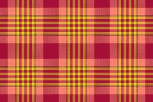 Plaid vector fabric. Textile pattern seamless. Background check texture tartan.