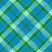 Plaid tartan fabric. Check seamless background. Textile vector texture pattern.